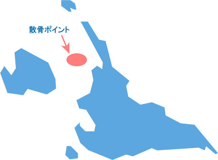 散骨ポイント