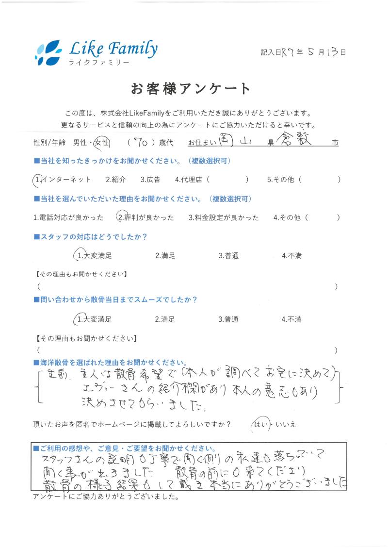 お客様アンケート